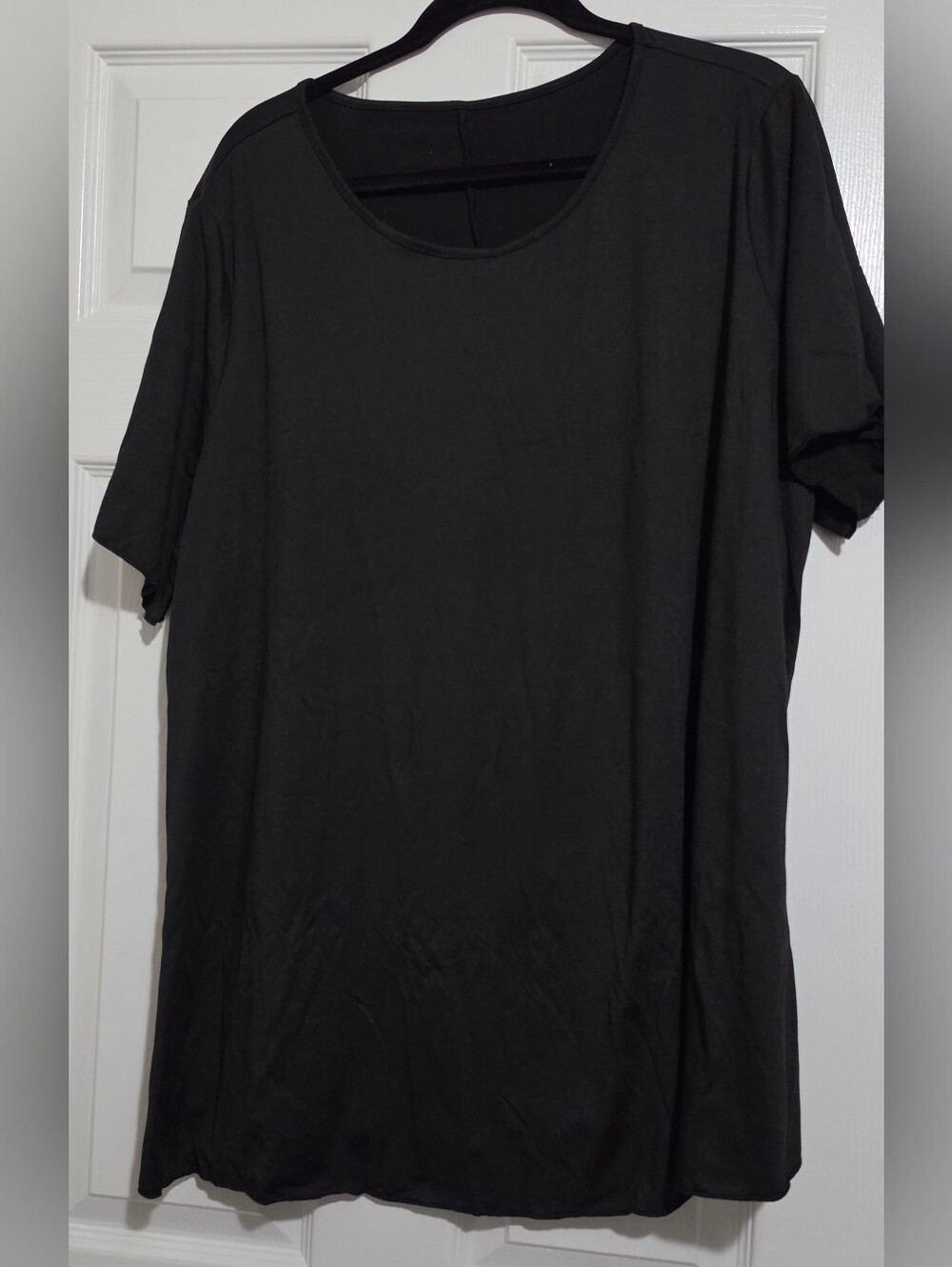 SHEIN Black Short Sleeve Crewneck Tee